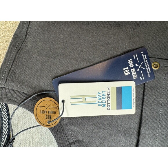 MBX Premium Goods Short Sleeve Mans Crewneck Pocket Tee T-Shirt Top Size M - Picture 7 of 11